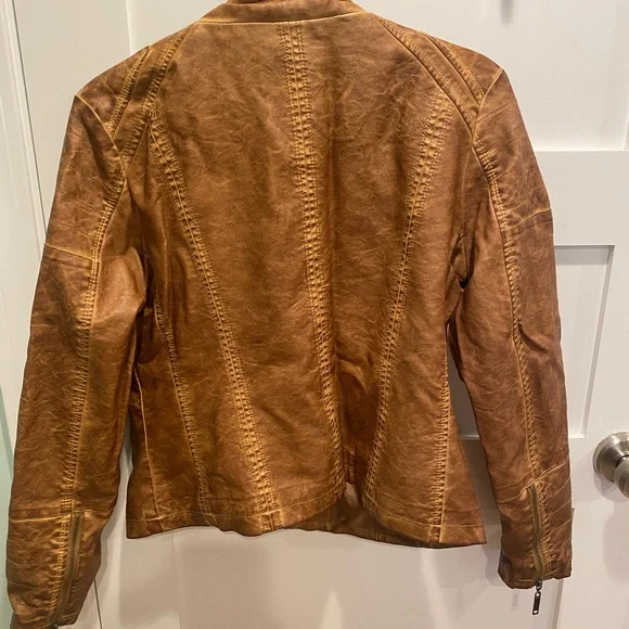 Camel color bomber jacket - Picture 3 of 6